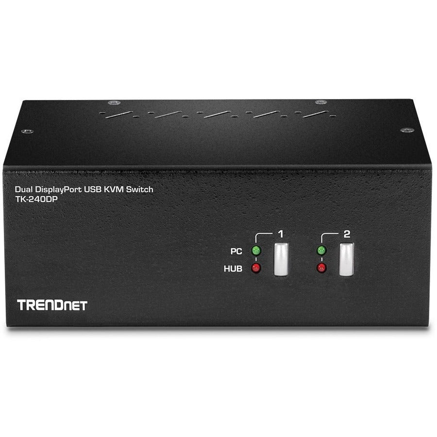 TRENDnet TK-240DP 2-Port Dual Monitor DisplayPort KVM Switch
