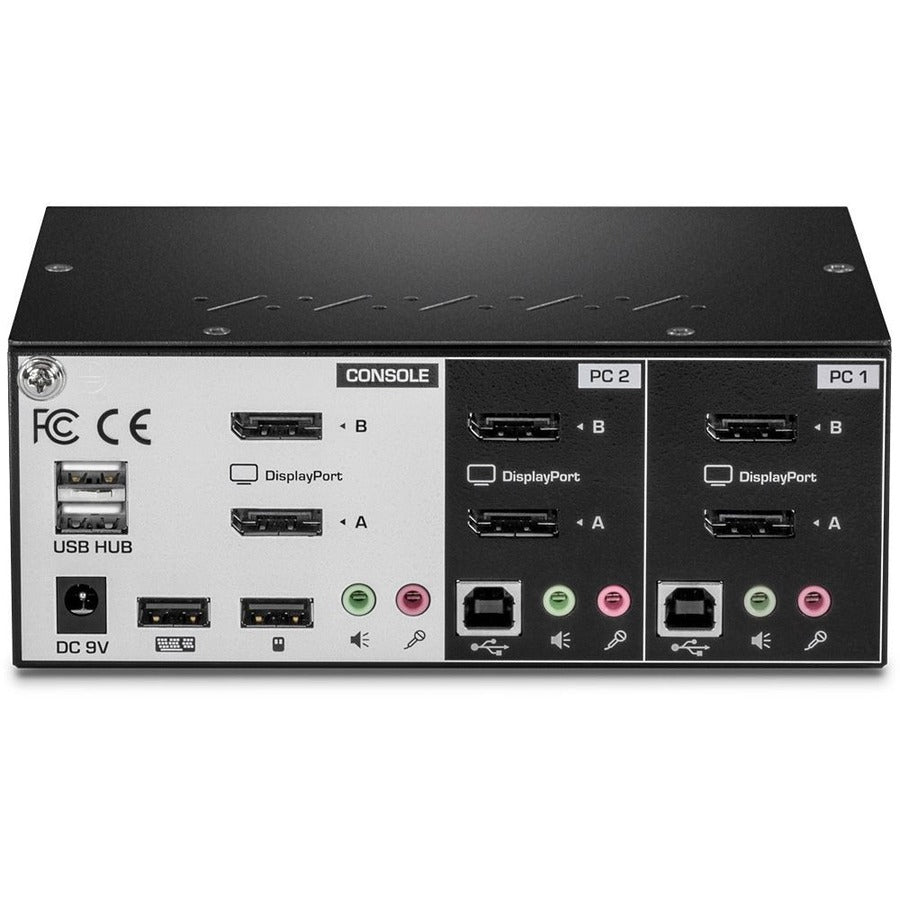 TRENDnet TK-240DP 2-Port Dual Monitor DisplayPort KVM Switch
