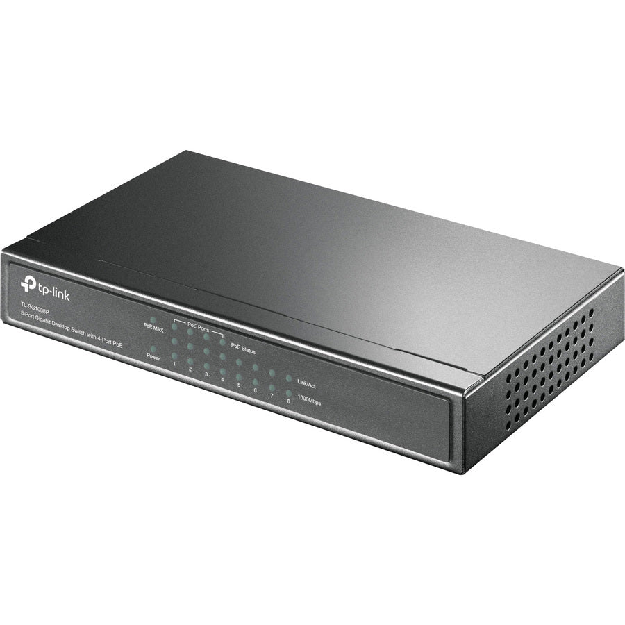 TP-LINK TL-SG1008P - 8 Port Gigabit PoE Switch - Plug & Play