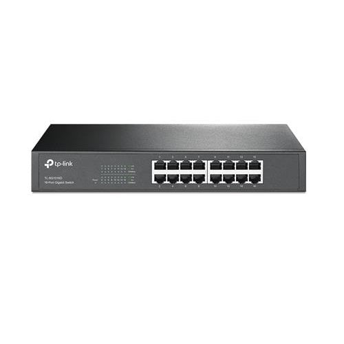 TP-Link TL-SG1016D Switch - Desktop/Rackmount,16 Ports 10/100/1000Mbps