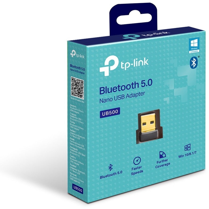 TP-Link UB500 Networking - Bluetooth5.0 Nano USB Adapter - USB 2.0