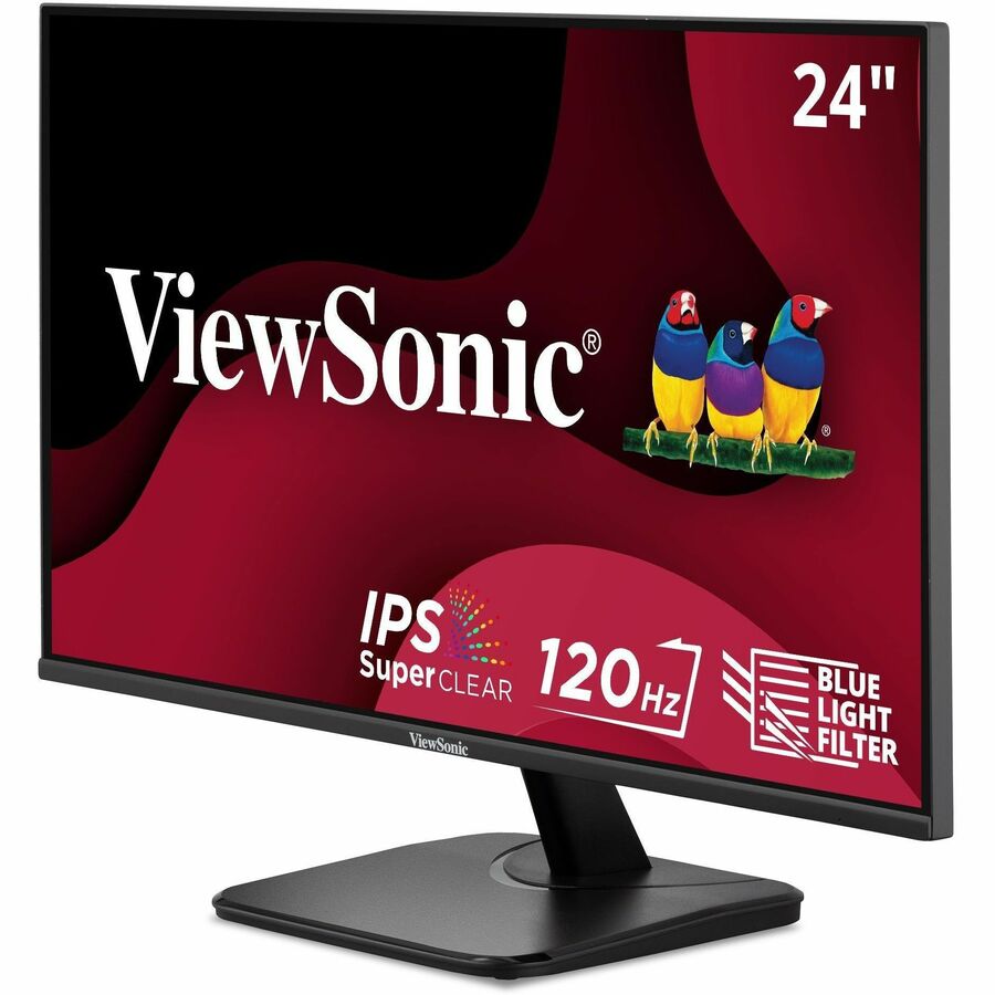 ViewSonic VA2456A-MHD 24 Inch IPS 1080p Monitor with 120Hz, Eye Care, HDI-
