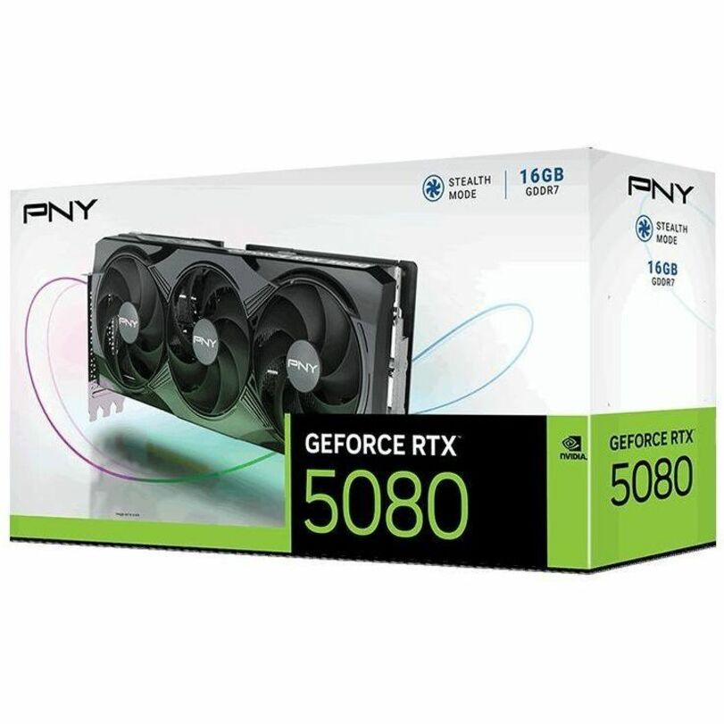 PNY VCG508016TFXPB1 NVidia RTX GeForce 5080 16GB GPU 7680x4320 Full Hght 3x DP