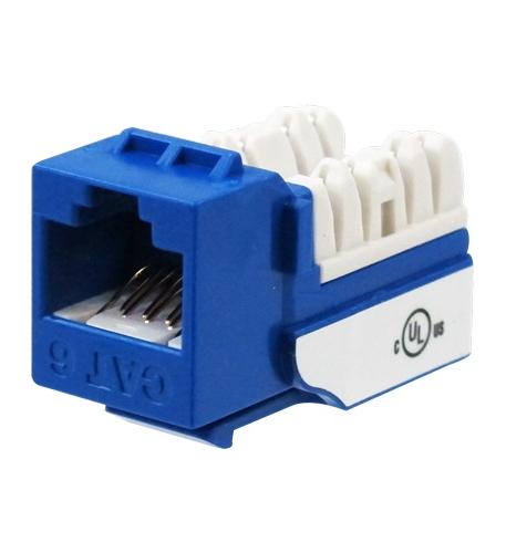 Wavenet WAV-6EKSJBL-25PK CAT6 JACK SDJ SERIES BLUE 25 PACK