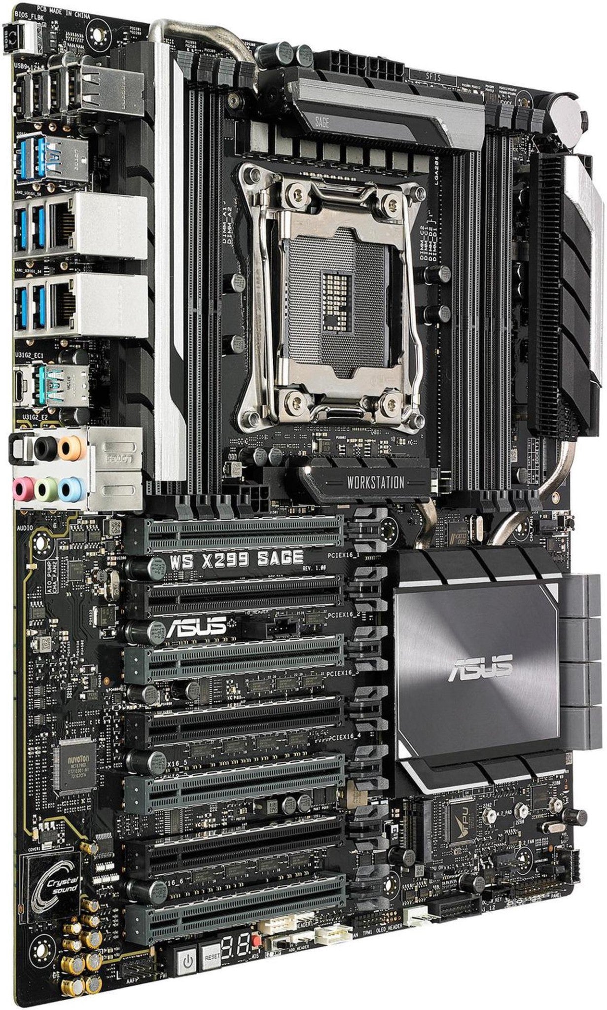 Asus WS X299 SAGE Workstation Motherboard -Intel X299Chipset, Socket R4 LGA-2066