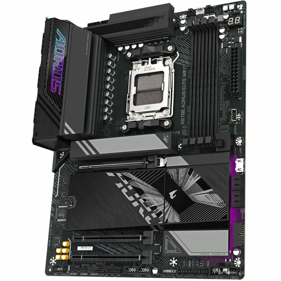 Gigabyte X870E A ELITE WIFI7 Motherboard -AMD X870E AM5 Max256GB DDR5 ATX Retail