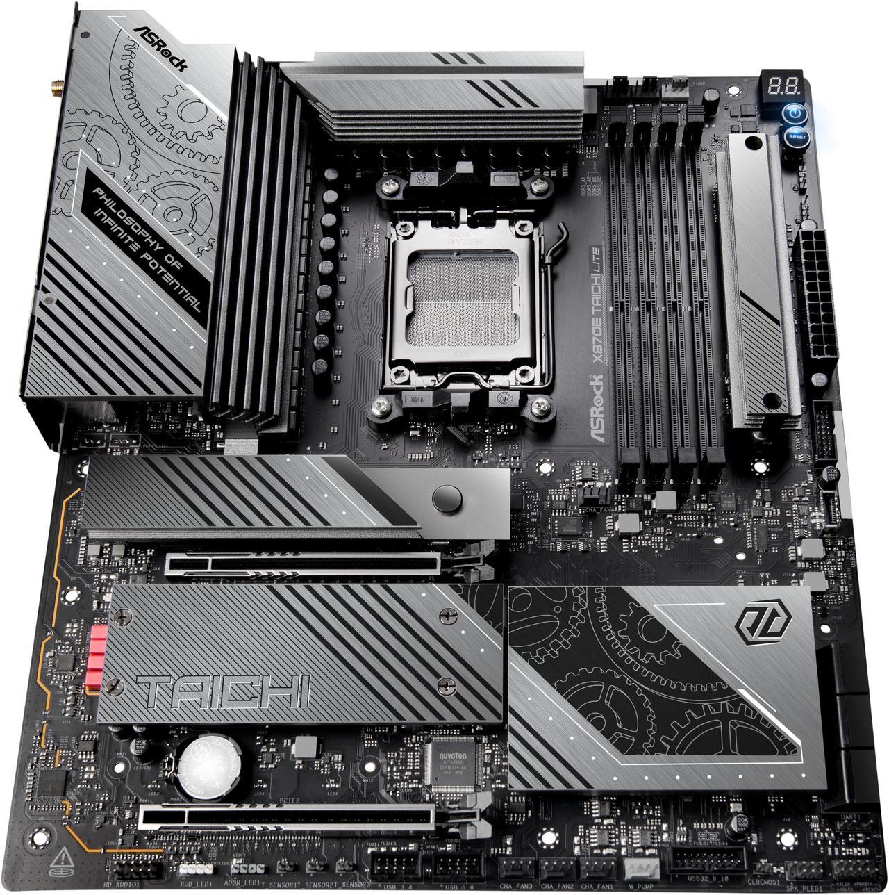 ASRock X870E Taichi Lite Motherboard - AM5 Max.256GB DDR5 EATX Retail