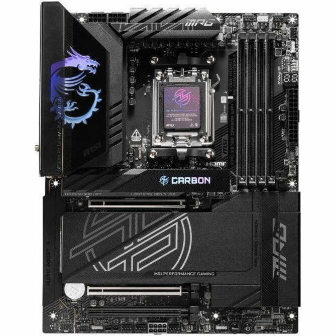 MSI X870ECARBONWIFI7 MPG X870E CARBON WIFI Gaming Desktop Motherboard