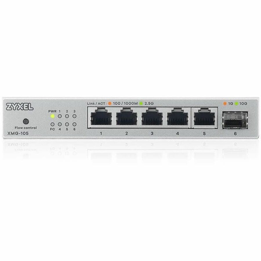 Zyxel XMG105 8-Port 2.5Gb MultiGig Ethernet Unmanaged Switch