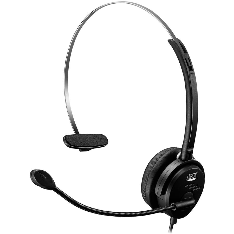 Adesso XtreamP1 USB Single-Sided Headset with Adjustable Microphone