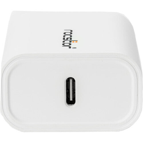 Rocstor Y10A256-W1 20W Smart USB-C Power Adapter f iPhone8 or later White