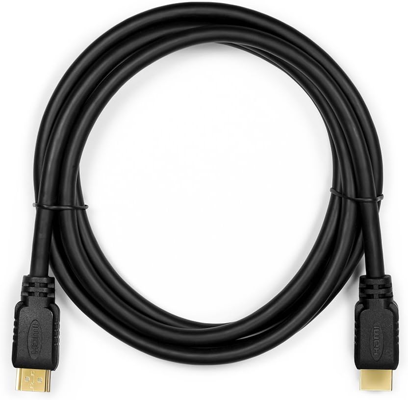 Rocstor Y10C107-B1 HDI- High Speed with Ethernet Cable 6ft Black Retail