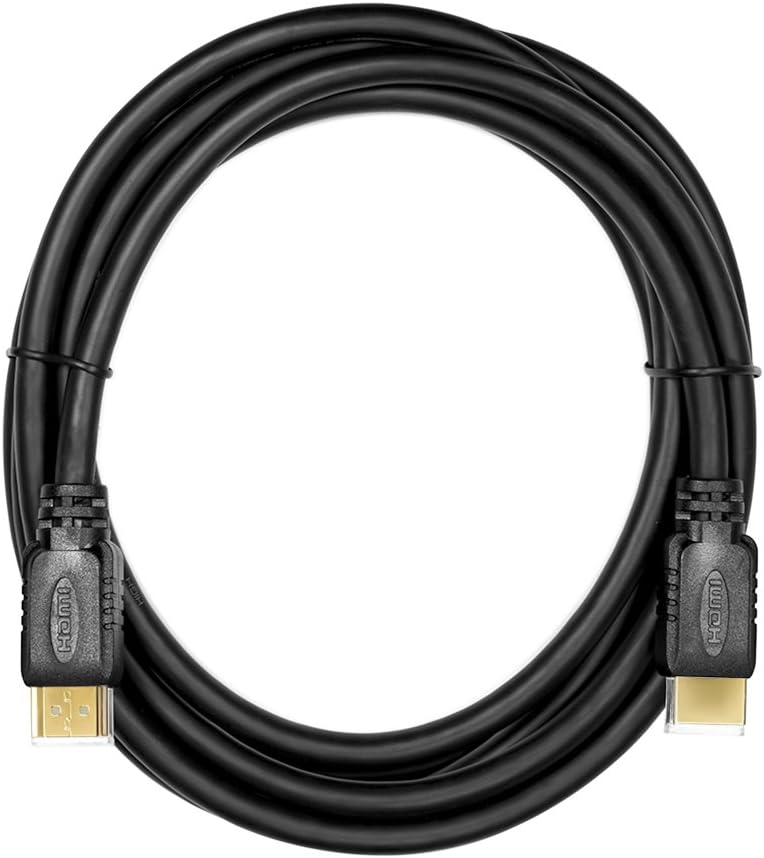 Rocstor Y10C108-B1 HDI- High Speed with Ethernet Cable 10ft Black Retail