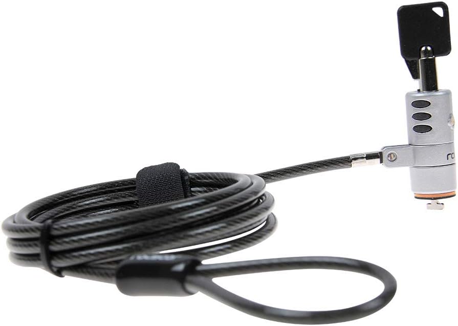Rocstor Y10C133-B1 Laptop Lock Security Cable with (2) Keys 6ft Retail