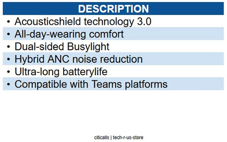 Yealink YEA-BH74-WCS-TEAMS-USB 1208682 BH74 WITH STAND TEAMS USB C/A