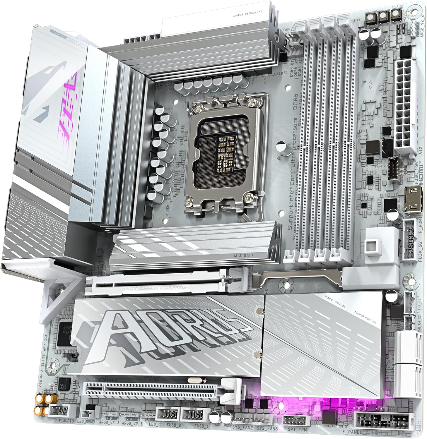 Gigabyte Z890M A ELITE WF7 ICE Z890M AORUS Elite WIFI7 ICE Motherboard - LGA1851