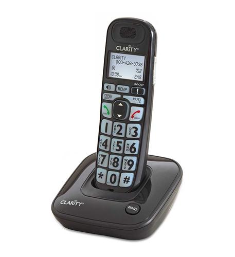 Clarity D703 Black Amplified Low Vision Expandable Cordless Handset Phone