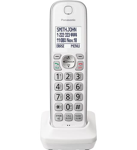 Panasonic KX-TGDA63W Extra White Accessory Cordless Handset Phone