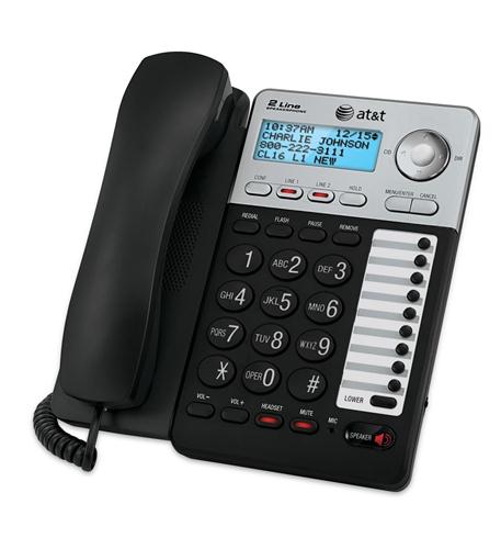 AT&T ML17929 2-Line Corded Office Phone System with Caller ID/Call Waiting