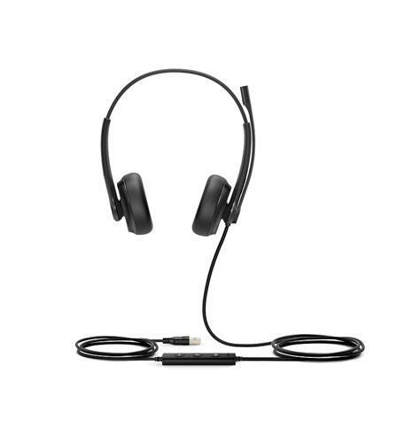 Yealink YEA-UH34-LITE-DUAL-UC USB Headset to Windows PC T40 T50 Series IP Phones