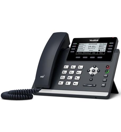 Yealink SIP-T43U Unified Firmware Enhanced PoE SIP Handset Phone