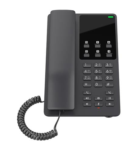 Grandstream GS-GHP621W Black Desktop Hotel Phone 2 SIP Profiles 2 Lines WiFi