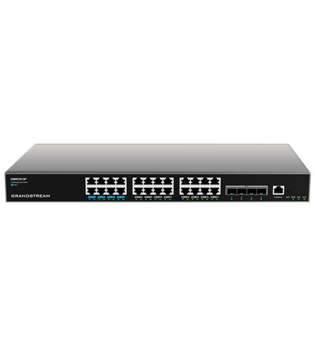 Grandstream GS-GWN7813P 24 Gigabit PoE Ethernet 4 A10Giga SFP+ Managed Switch