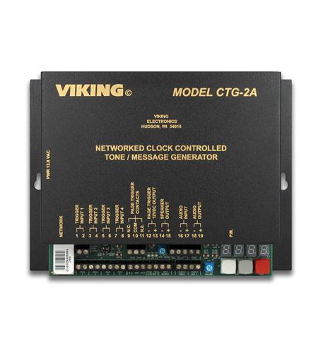 Viking CTG-2A Network Clock Controlled Tone Generator NTP Sychronization