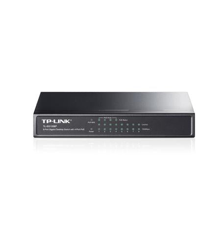 TP Link TL-SG1008P 8 RJ45 Ports 10/100/1000Mbps Desktop Switch 4-Port PoE+
