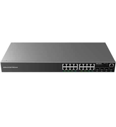 Grandstream GS-GWN7802P 16 PoE Gig Ethernet 2 SFP Layer 2 Managed Switch