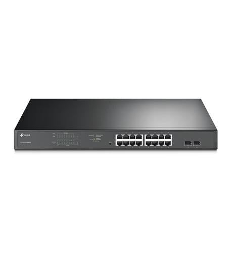 TP-Link TL-SG1218MPE 1 6Port Gigabit Easy Smart PoE+ Network Switch 2 SFP QOS