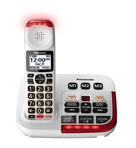 Panasonic KX-TGM420W DECT 6.0 Plus 1.90 GHz Cordless Phone - White