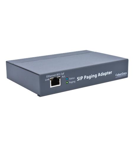 Cyberdata 011233 SIP Paging Adapter Voice Prompt Passcode 10 Multicast Ports