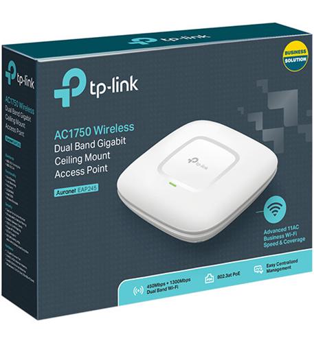 TP Link TL-EAP245_v3 AC1750 Wireless Dual Band WiFi Gigabit Ceiling Mount