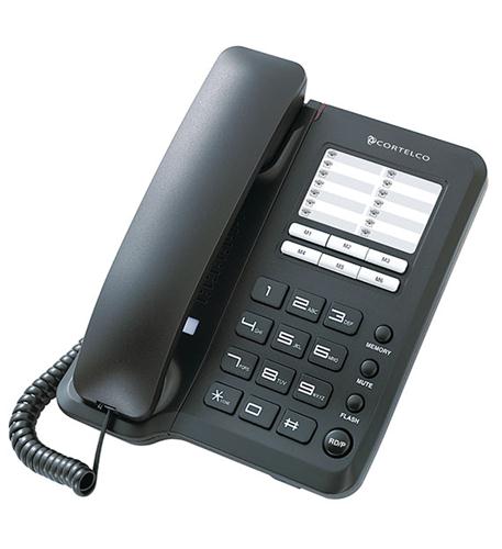 Cortelco 2933-BK 293300TP227S Black Single Line Economy Phone Speed Dial