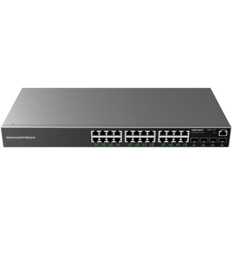 Grandstream GS-GWN7803P 24 PoE Gig Ethernet 2 SFP Layer 2 Managed Switch
