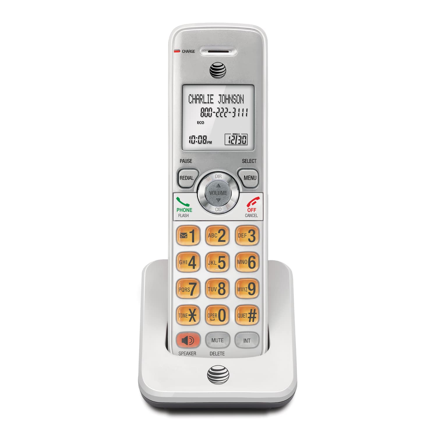 AT&T EL50005 Accessory Full Duplex Handset Caller ID/call waiting HD Audio