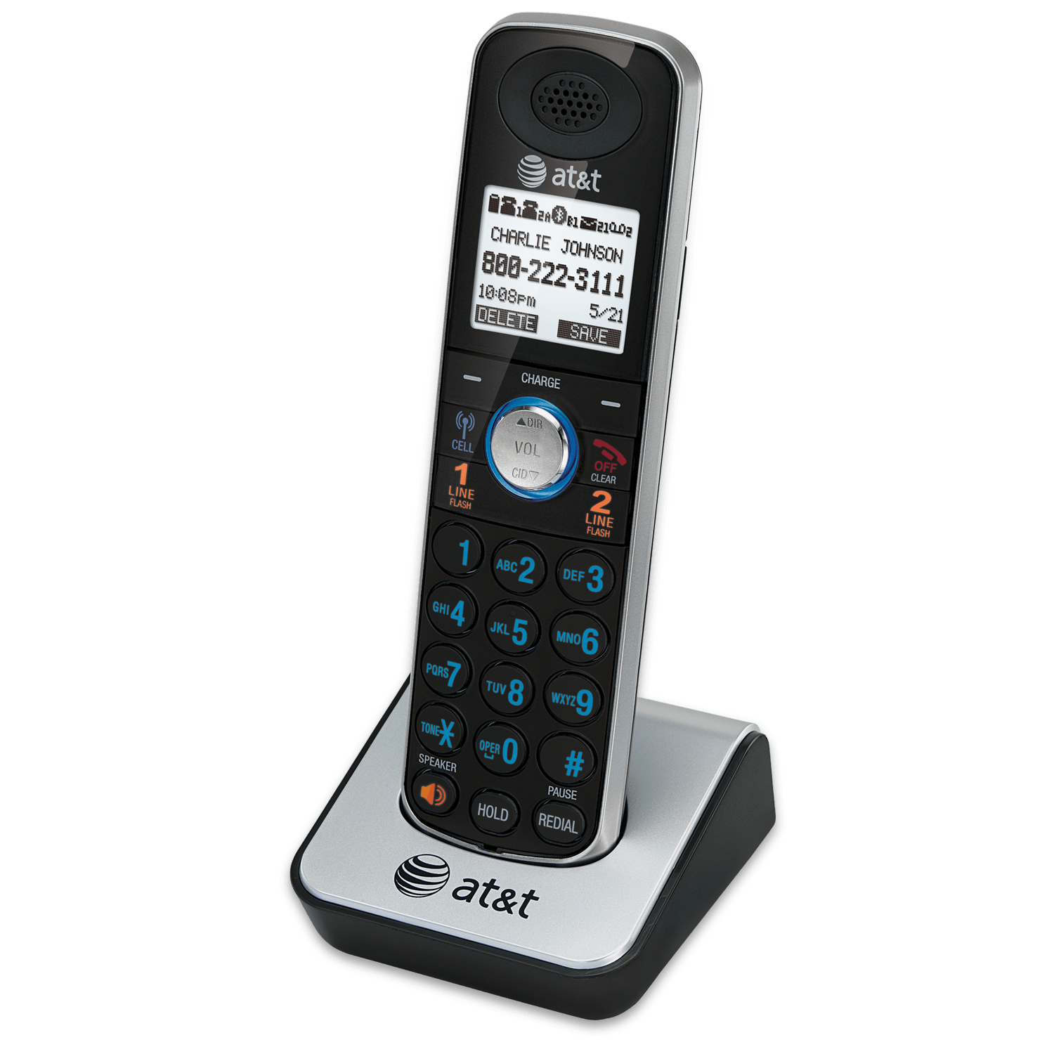 AT&T TL86009 Accessory Handset Speakerphone w Caller ID/Call waiting for TL86109