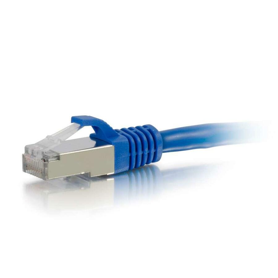C2G 00803 15ft Cat6 Ethernet Cable - Snagless Shielded (STP) - Blue