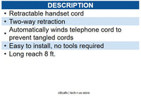 Softalk 01101 CORDMANAGER BLACK