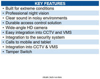 AXIS 01343-001 2N IP force 4-Buttons, HD Camera, Durable IP Intercom