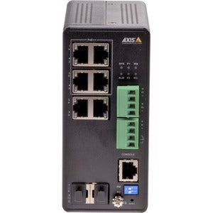 AXIS 01633-001 T8504-R Industrial PoE Switch - 2 x 10/100/1000Base-T, 2 x SFP