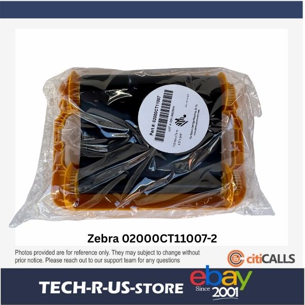 Zebra 02000CT11007 2000 Ribbon Cartridge - Thermal Transfer - 6 / Carton