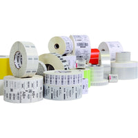 Zebra 02000CT11007 2000 Standard Wax Resin Ribbon Black 4.33" X 244ft. - 6 Rolls