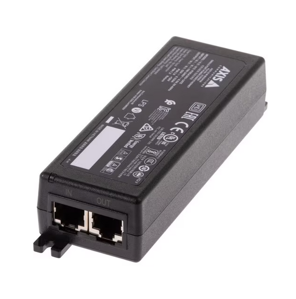 AXIS 02172-004 30 W Midspan - 120 V AC, 230 V AC Input - PoE Injector