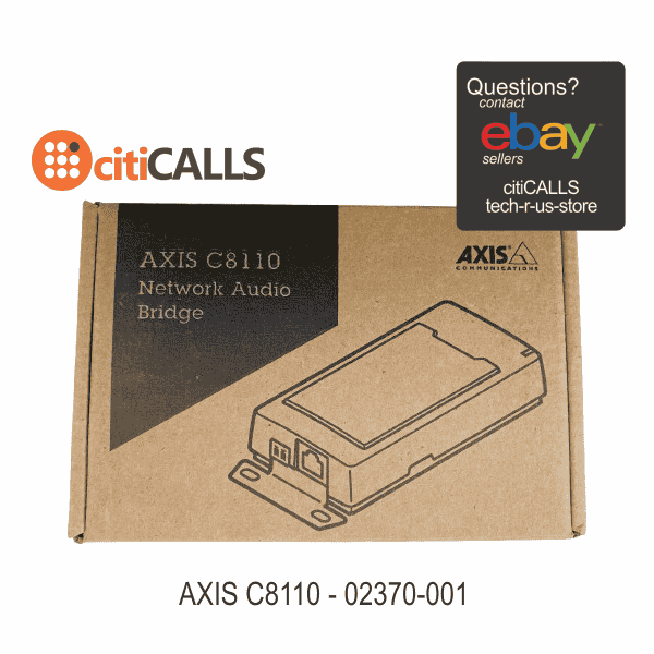 AXIS 02370-001 C8110 Network Audio Bridge
