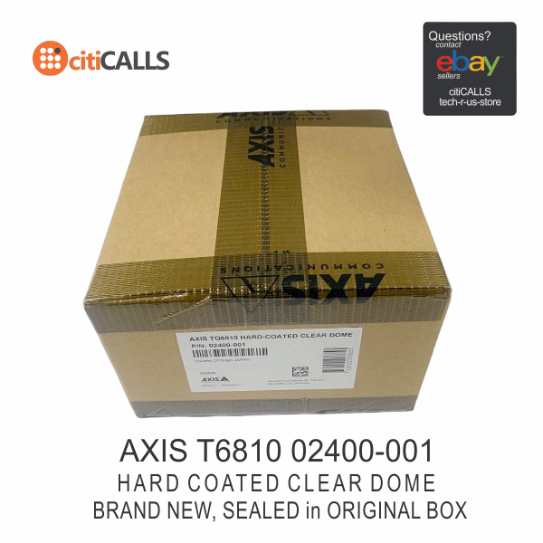 AXIS 02400-001 TQ6810 HARD COATED CLEAR DOME - Outdoor - Clear - Anti-scratch