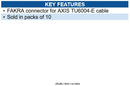 AXIS 02468-021 TU6003 Connector Kit FAKRA, 10-Pack