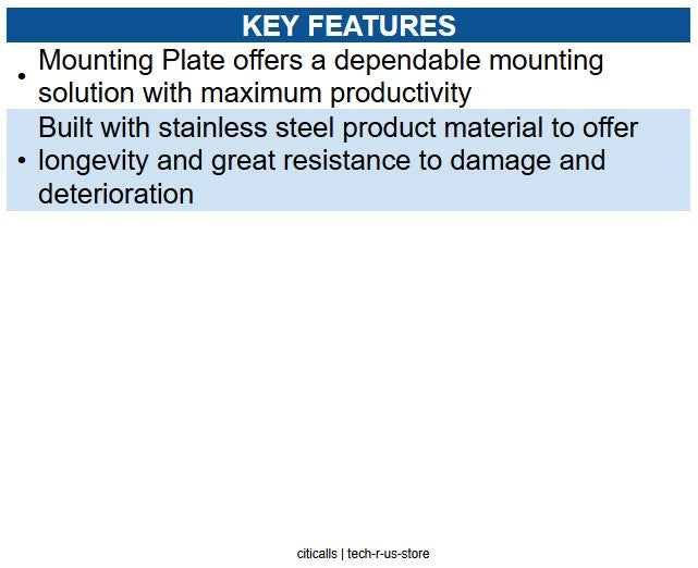 AXIS 02503-001 TI8203 Adapter Plate for Existing and Retrofit Installations