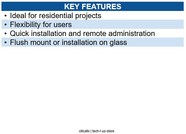 AXIS 02773-001 2N Access Unit 2.0 Bluetooth and RFID Reader Module, 125 KHz